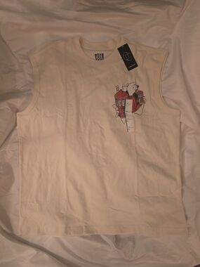 Ice Mens Cream Graphic Muscle Tee - ICEE Size LARGE